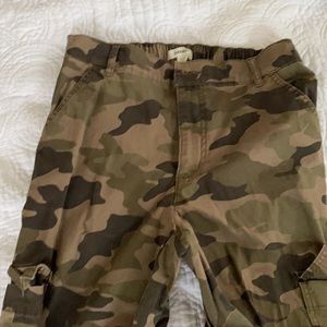 Garage cargo pants army camouflage